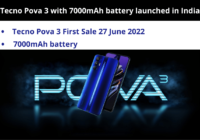 Tecno Pova 3 with 7000mAh battery launched in India